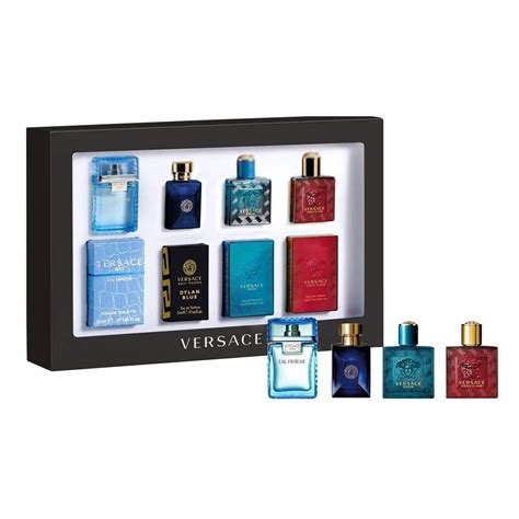 versace 4 piece mini gift set|Versace 4 piece gift set.